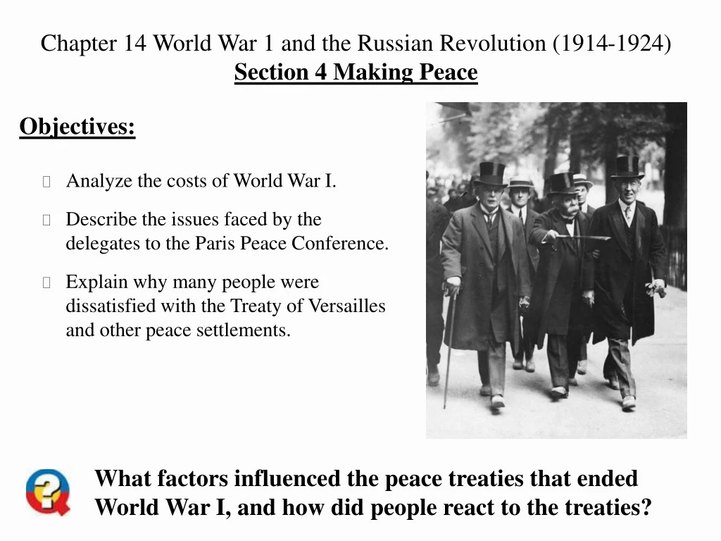 chapter 14 world war 1 and the russian revolution n.