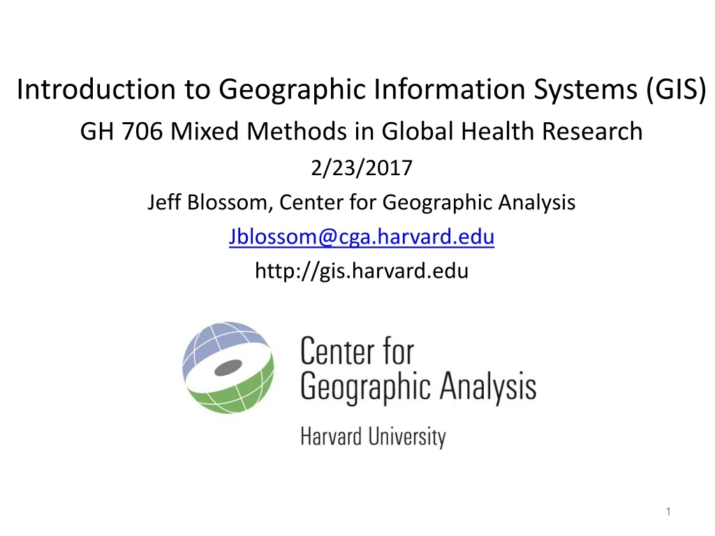 PPT - Introduction To Geographic Information Systems (GIS) PowerPoint ...