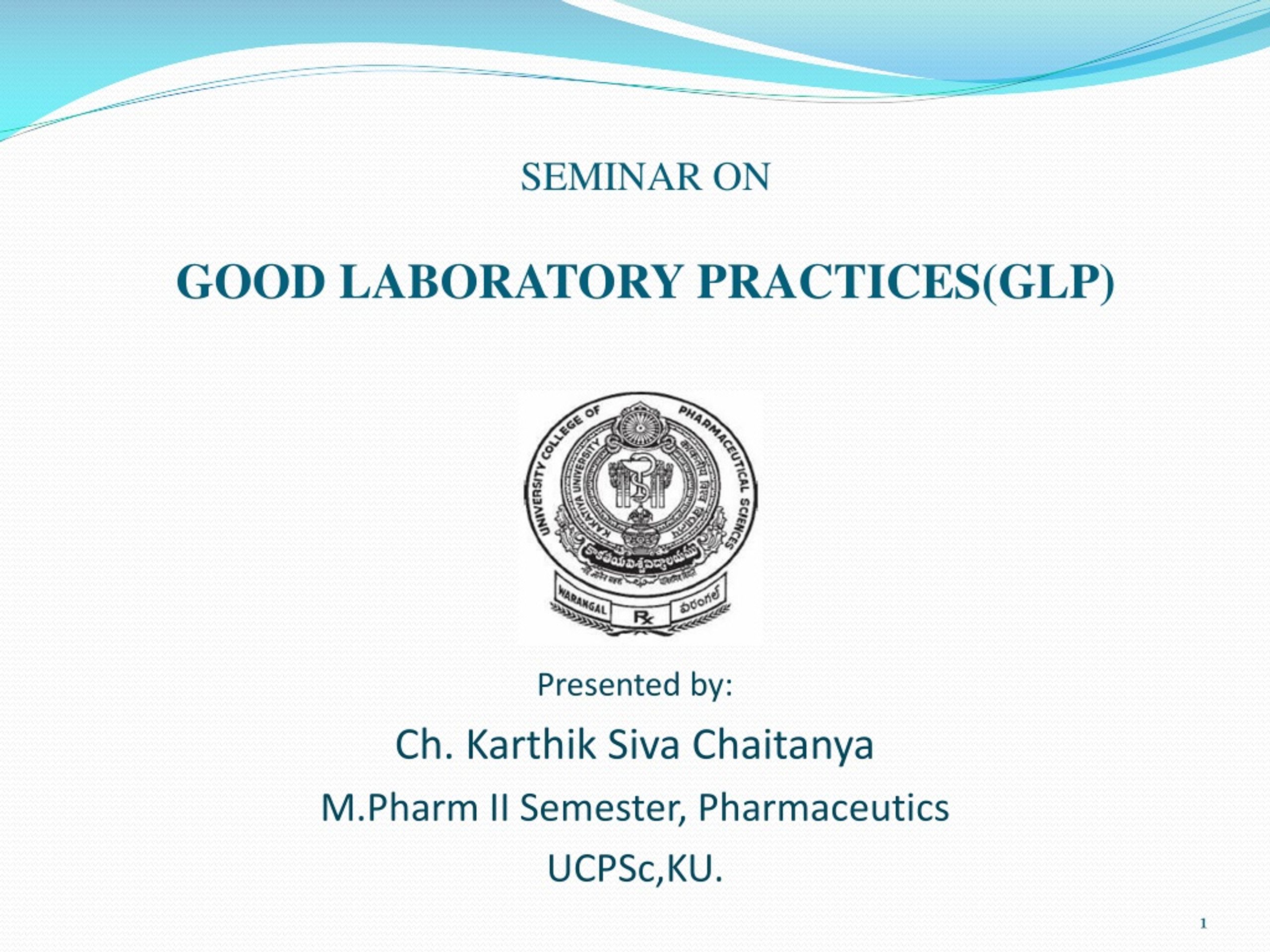 good laboratory practices powerpoint presentation