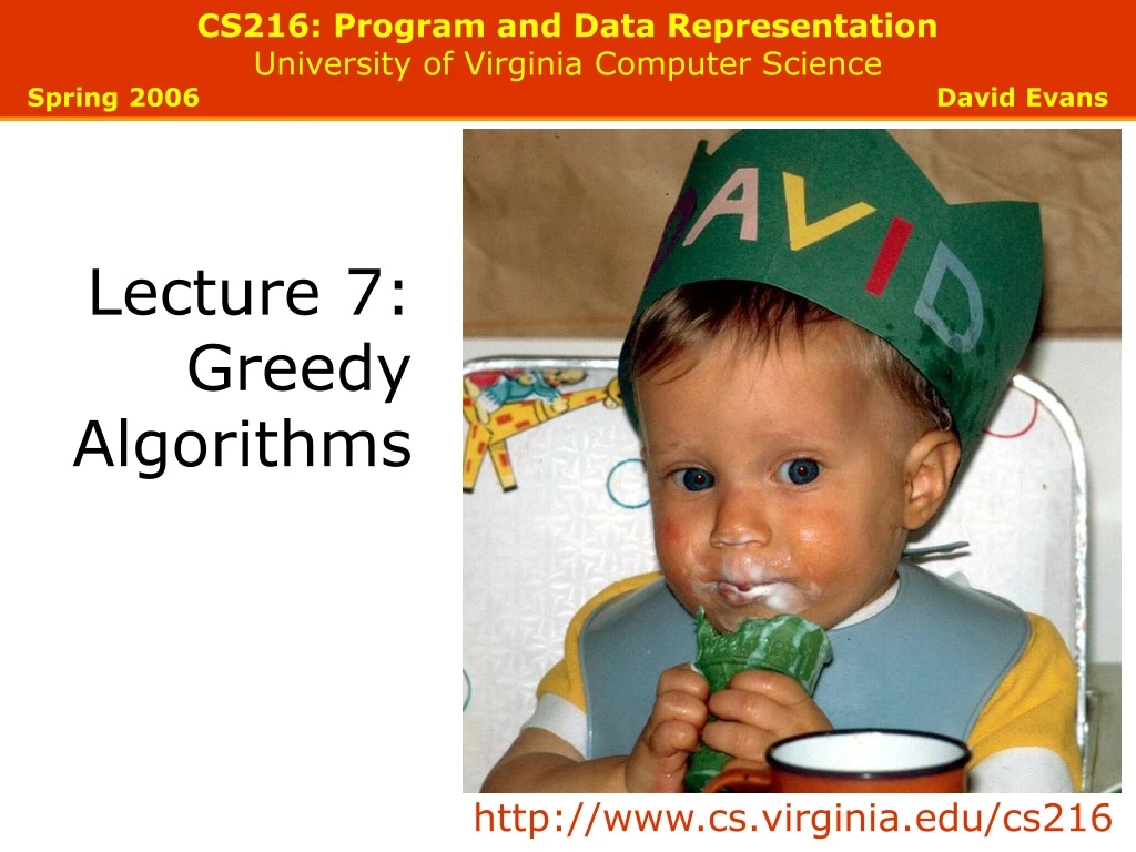 PPT - CS216: Program and Data Representation University of Virginia ...