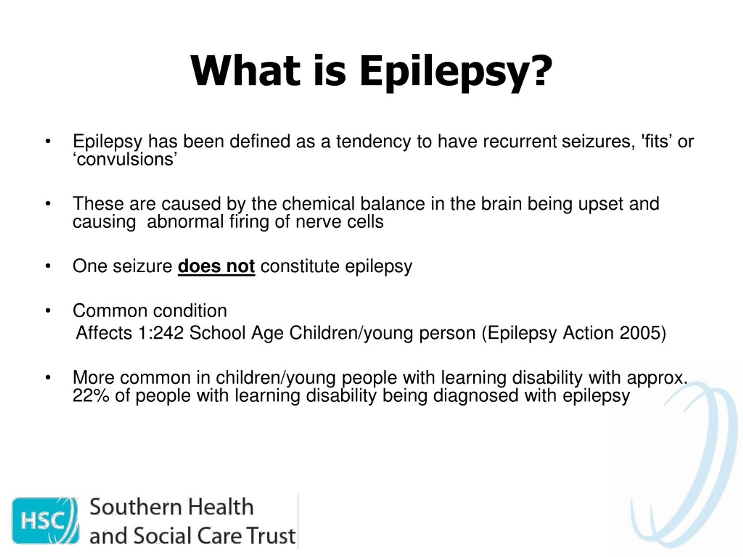 PPT - Epilepsy Awareness PowerPoint Presentation, free download - ID ...
