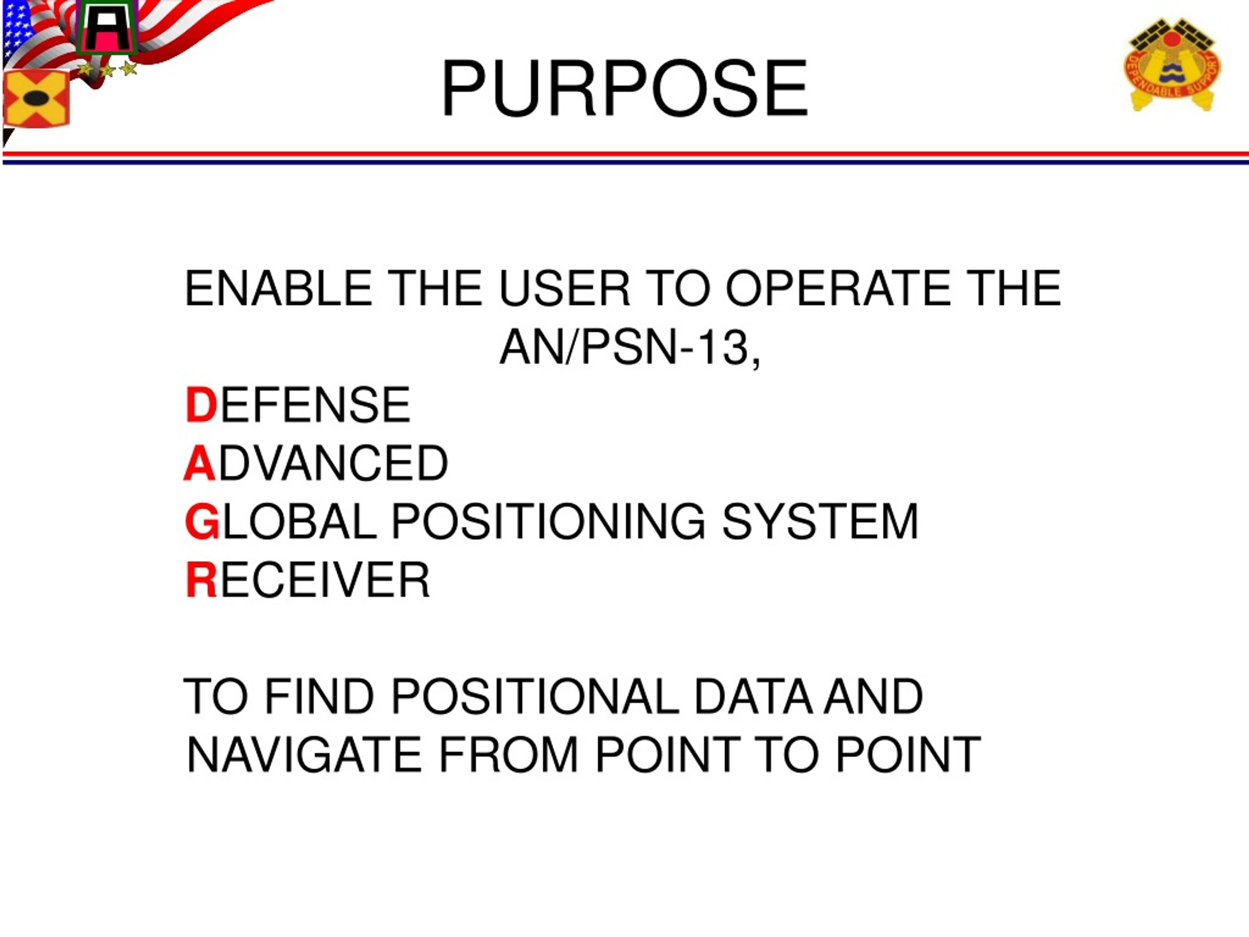 Ppt Defense Advanced Gps Receiver Dagr Powerpoint Presentation