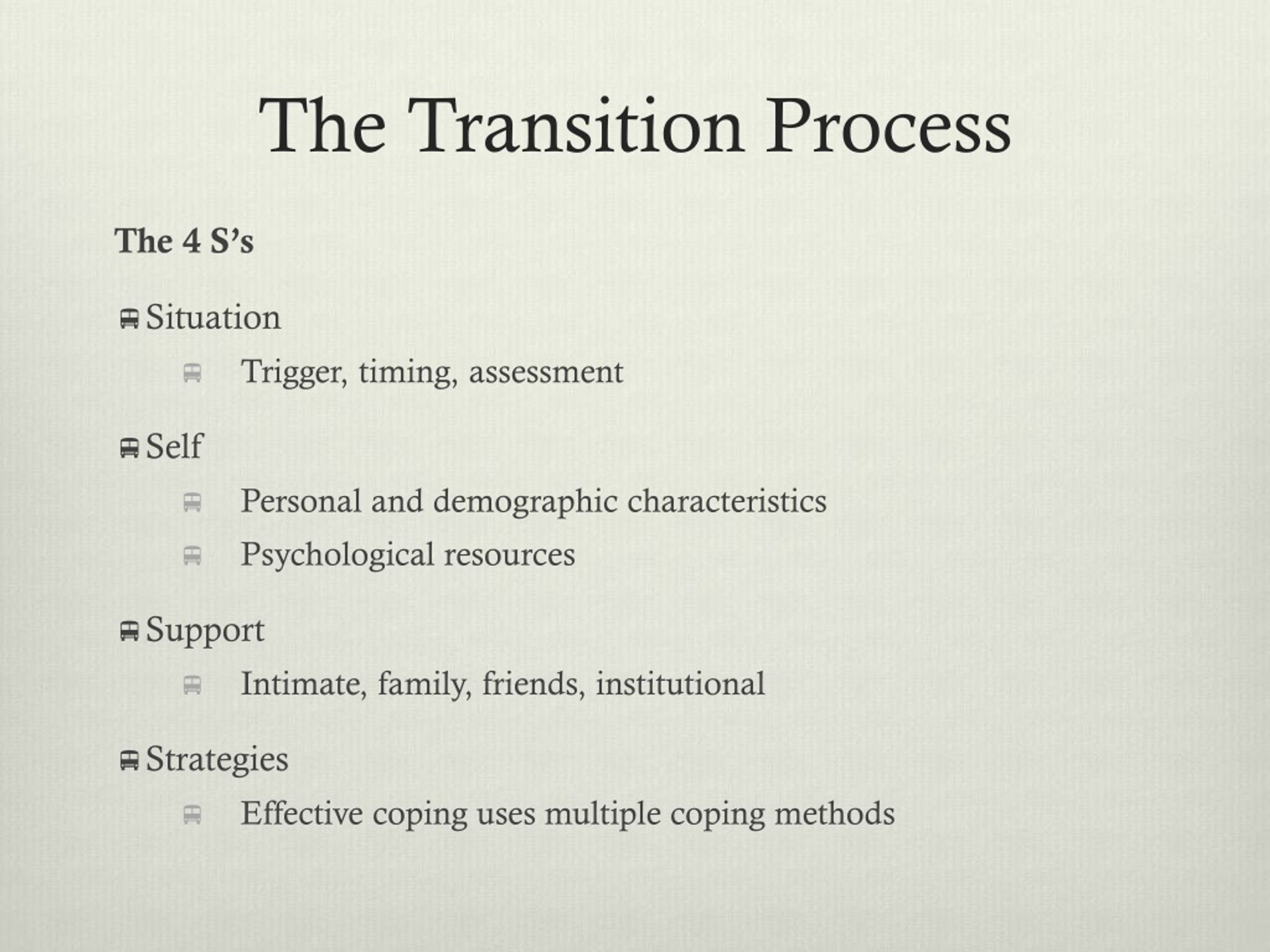 PPT - Schlossberg ’ S Transition Theory PowerPoint Presentation, Free ...