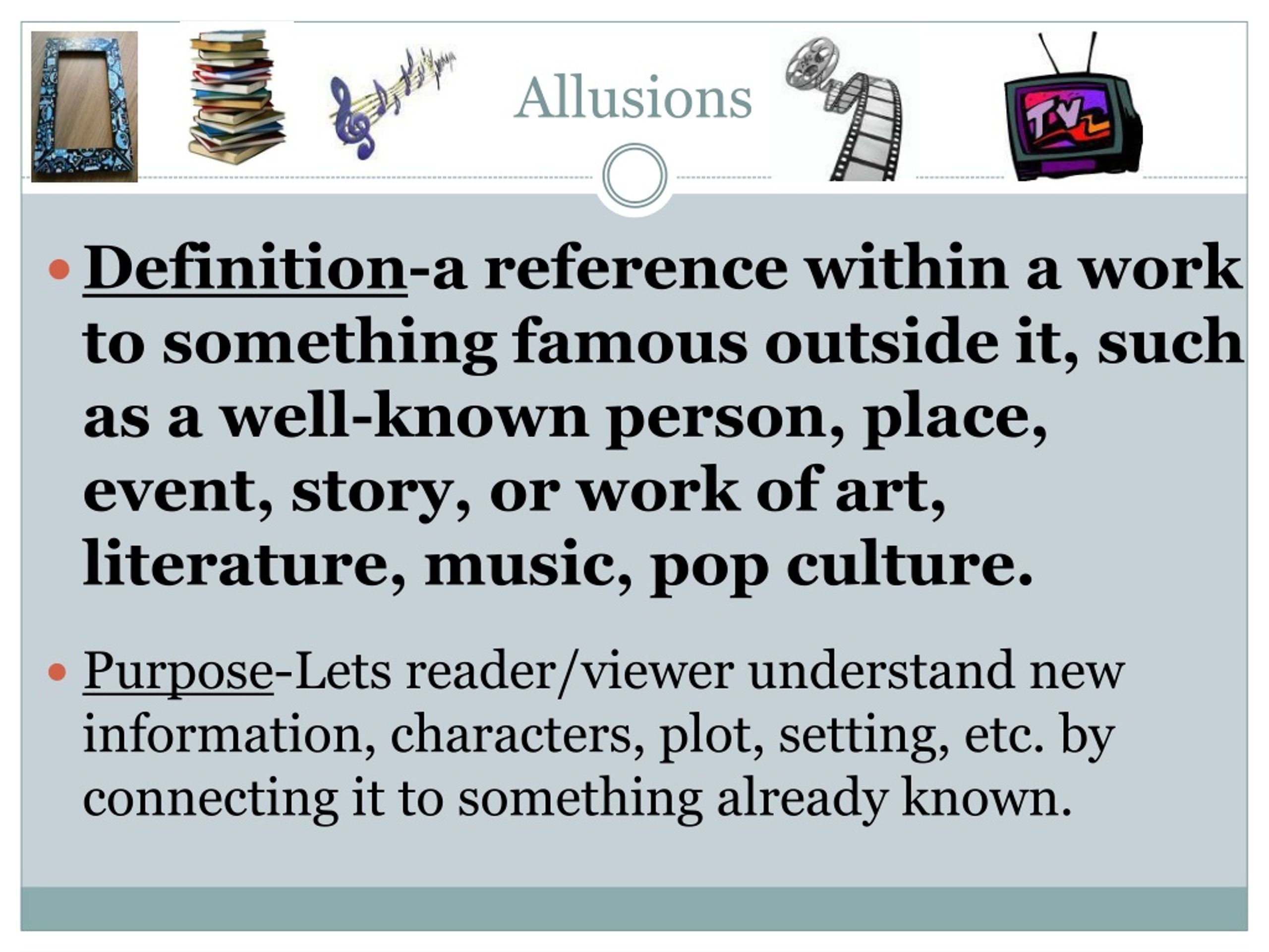 PPT - Allusions PowerPoint Presentation, free download - ID:1947986