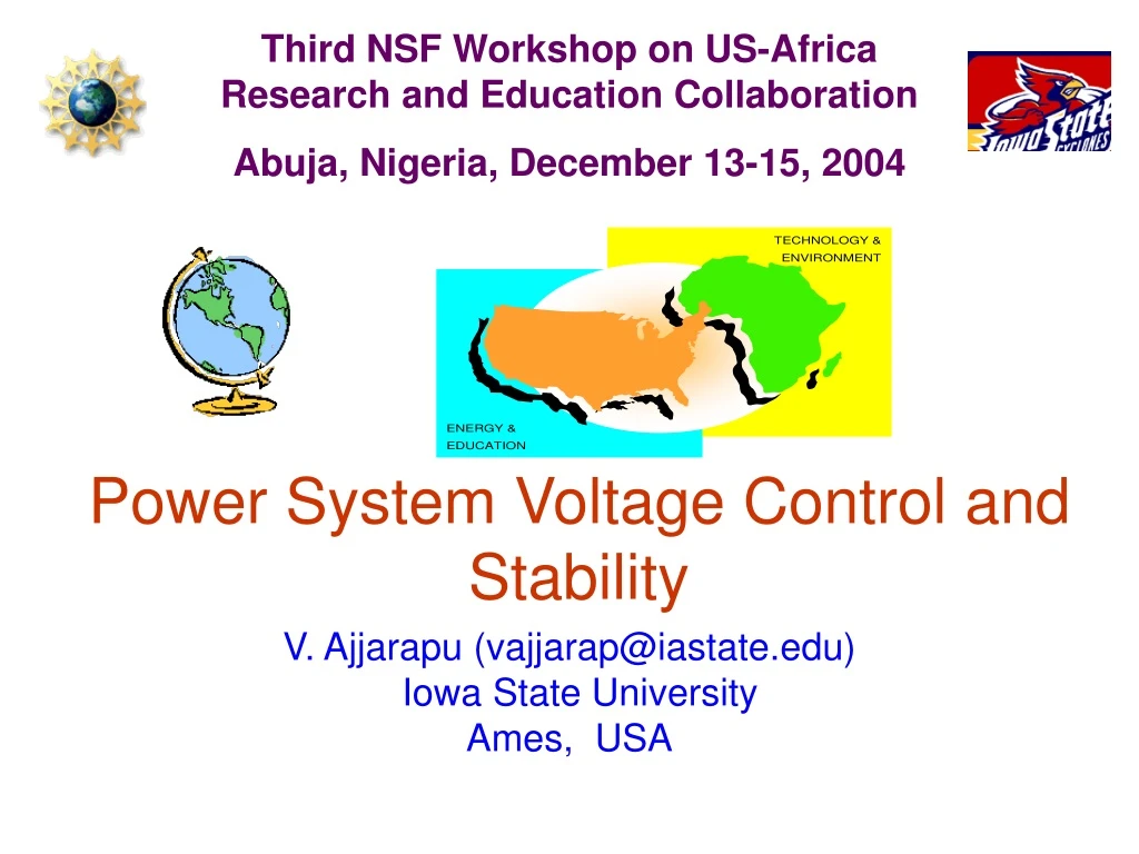 PPT - Power System Voltage Control and Stability PowerPoint ...