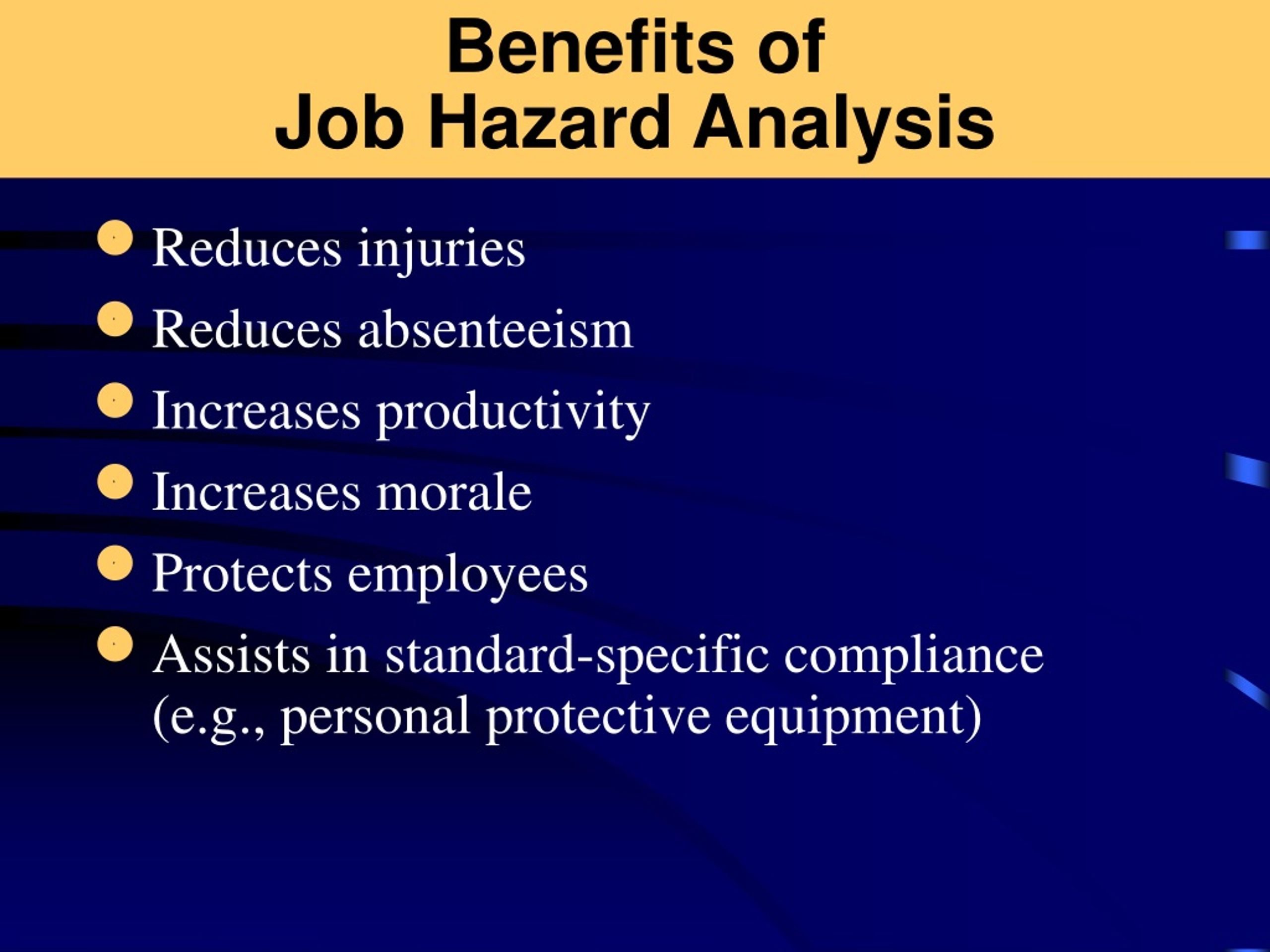 PPT Job Hazard Analysis PowerPoint Presentation, free download ID