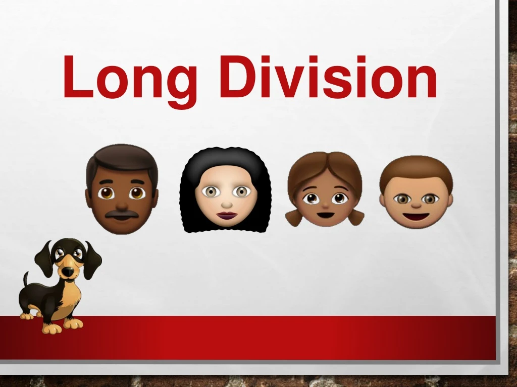 long division n.