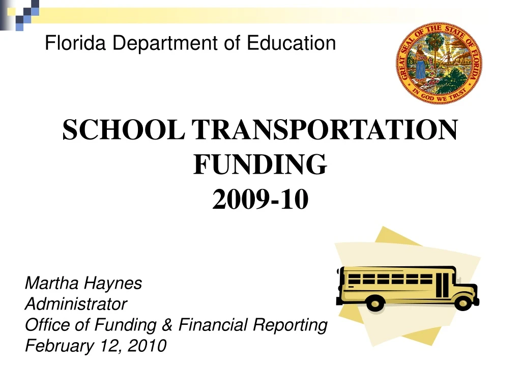 PPT - Florida Department Of Education PowerPoint Presentation, Free ...