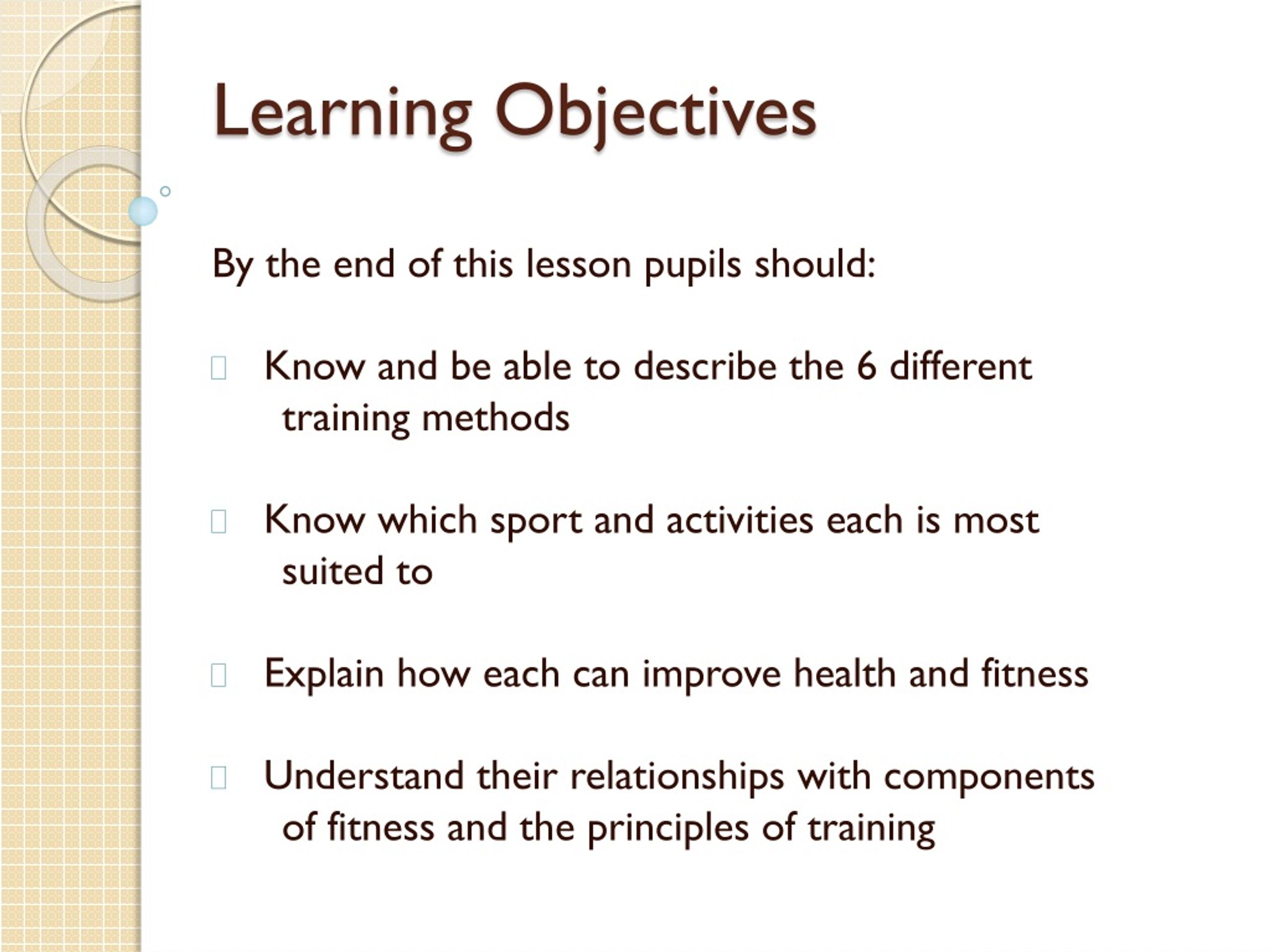 PPT - GCSE Physical Education Methods of Training PowerPoint ...