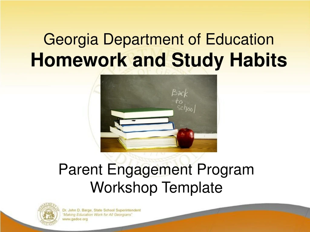 department of education homework