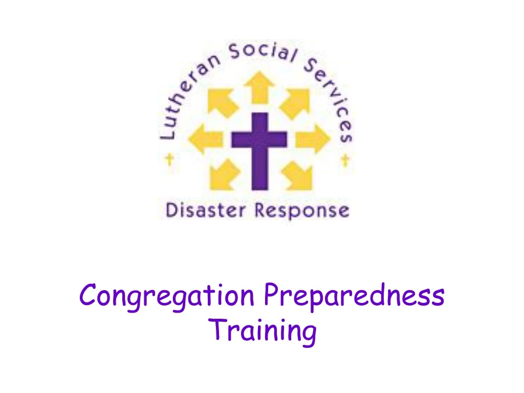 congregation preparedness training n.