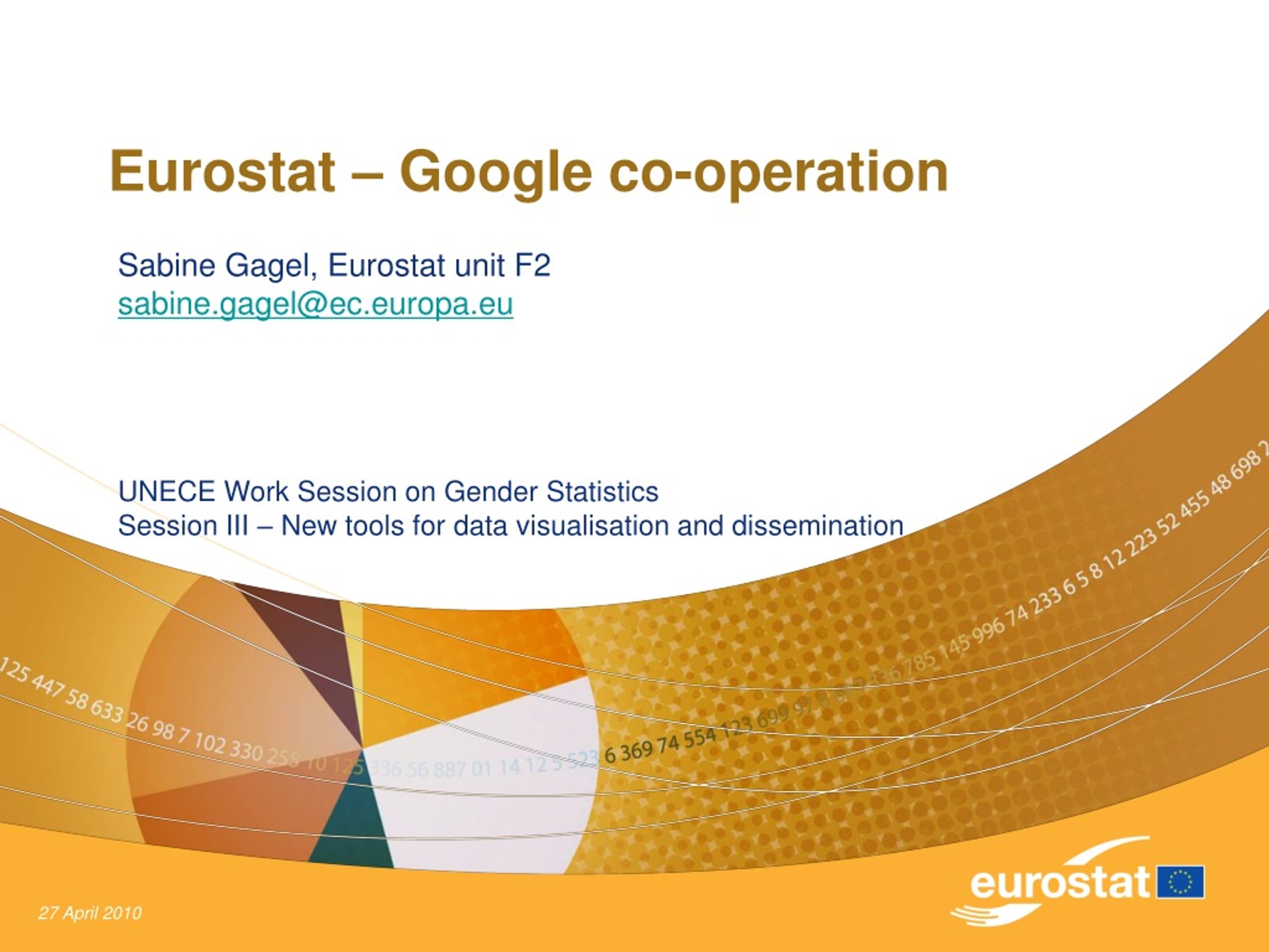 Stat sessions. Eurostat. SDMX. Statistical activity. Eurostat Education Map.