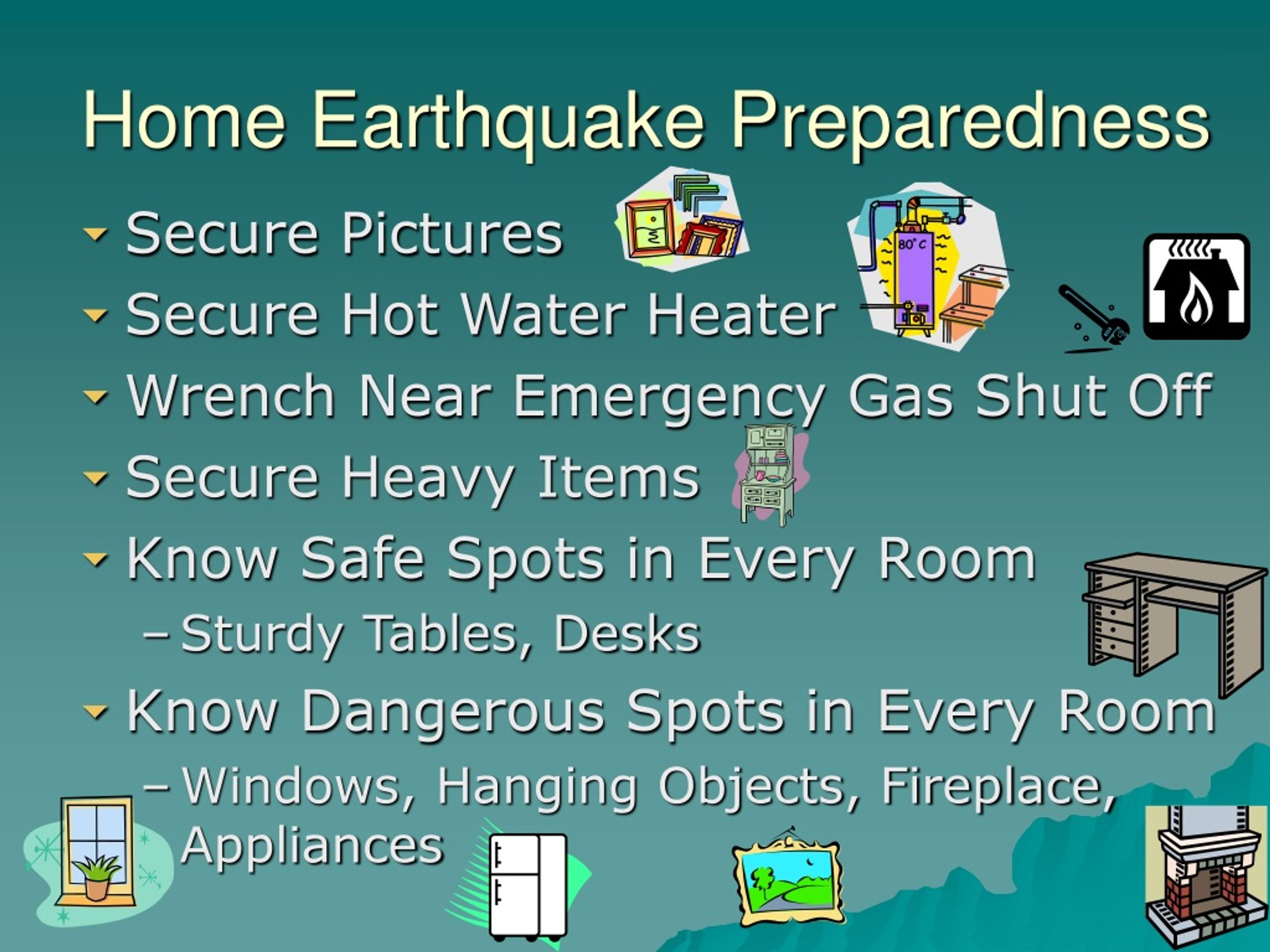 family earthquake preparedness homework results and summary