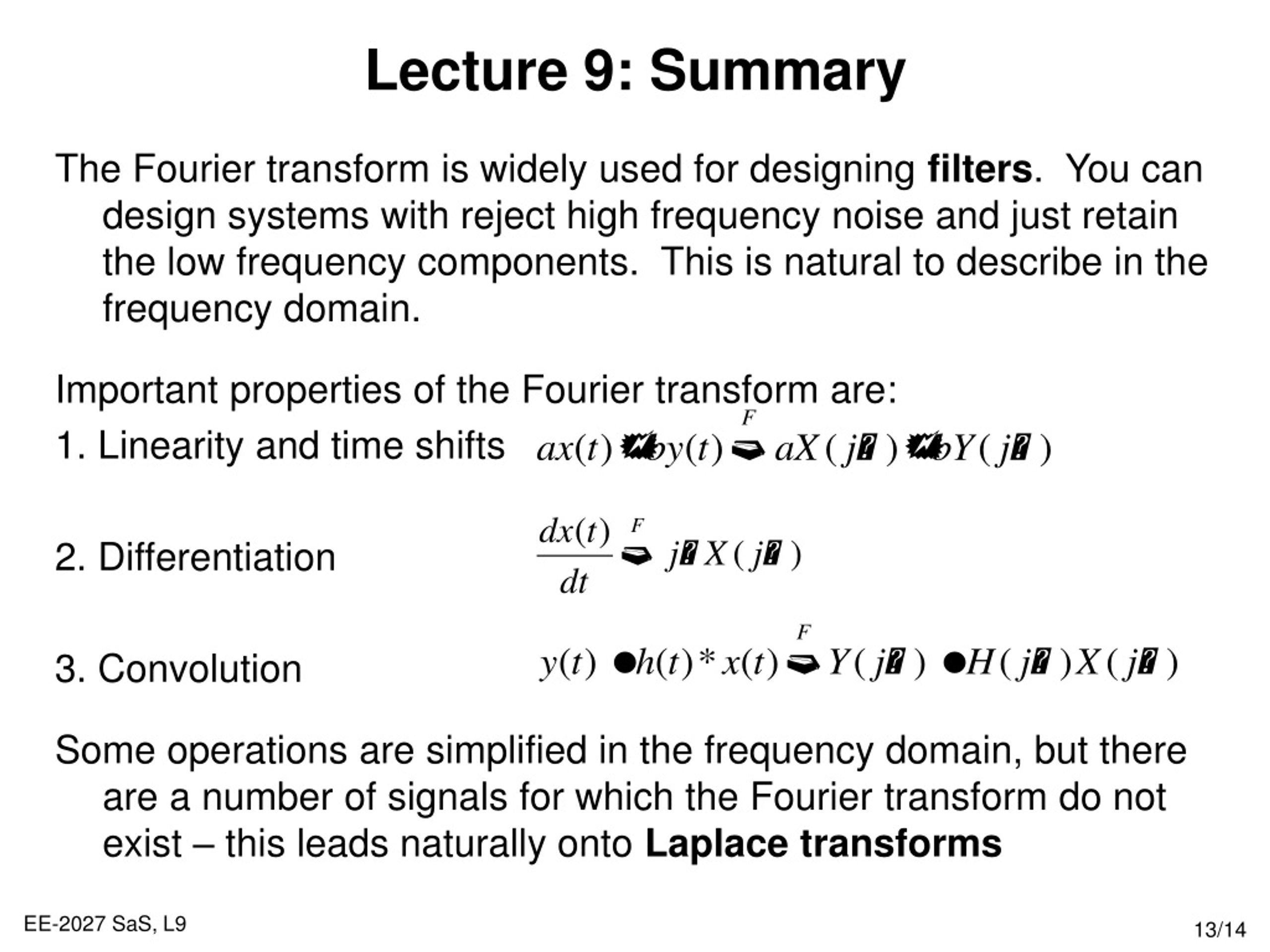 PPT - Lecture 9: Fourier Transform Properties And Examples PowerPoint ...