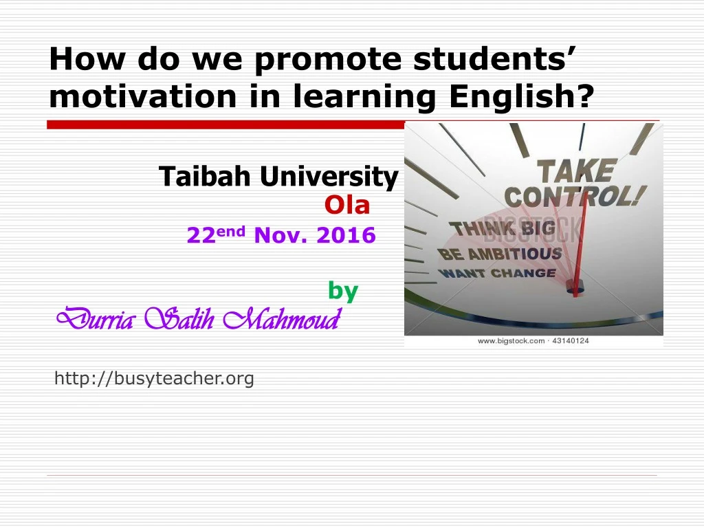 students' motivation in learning english thesis
