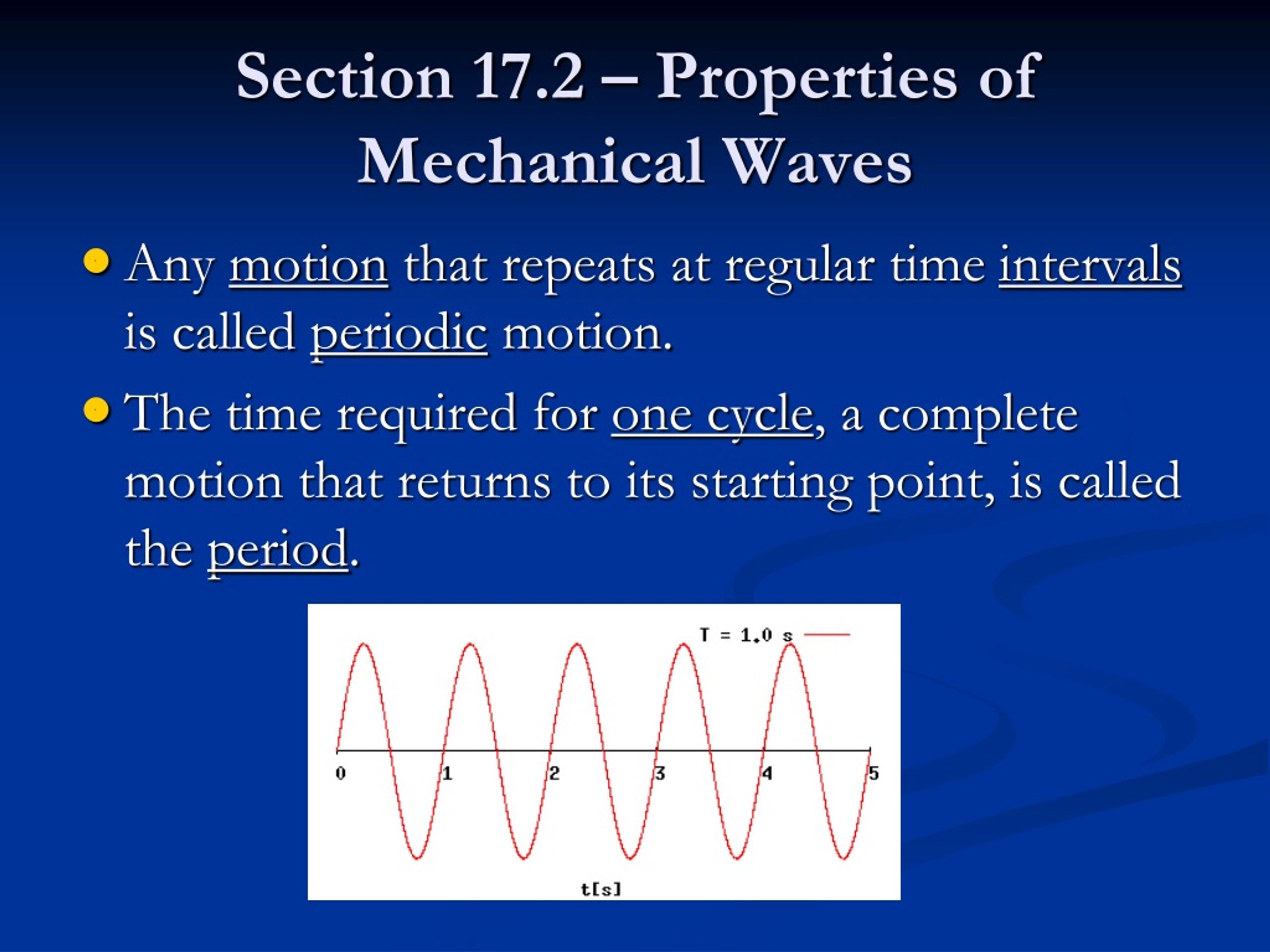 PPT - Understanding Mechanical Waves PowerPoint Presentation, Free ...