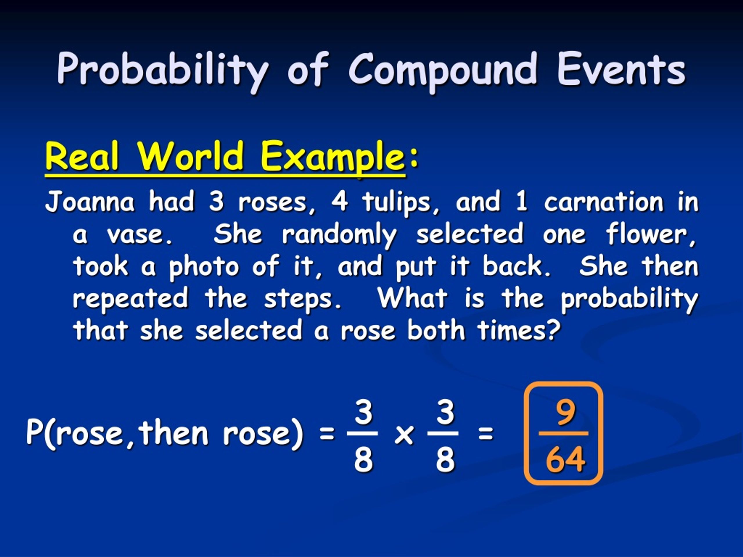 PPT Probability Of Compound Events PowerPoint Presentation Free Download ID 9133124