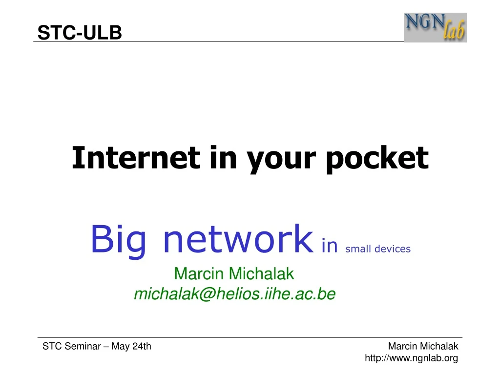 internet in your pocket n.