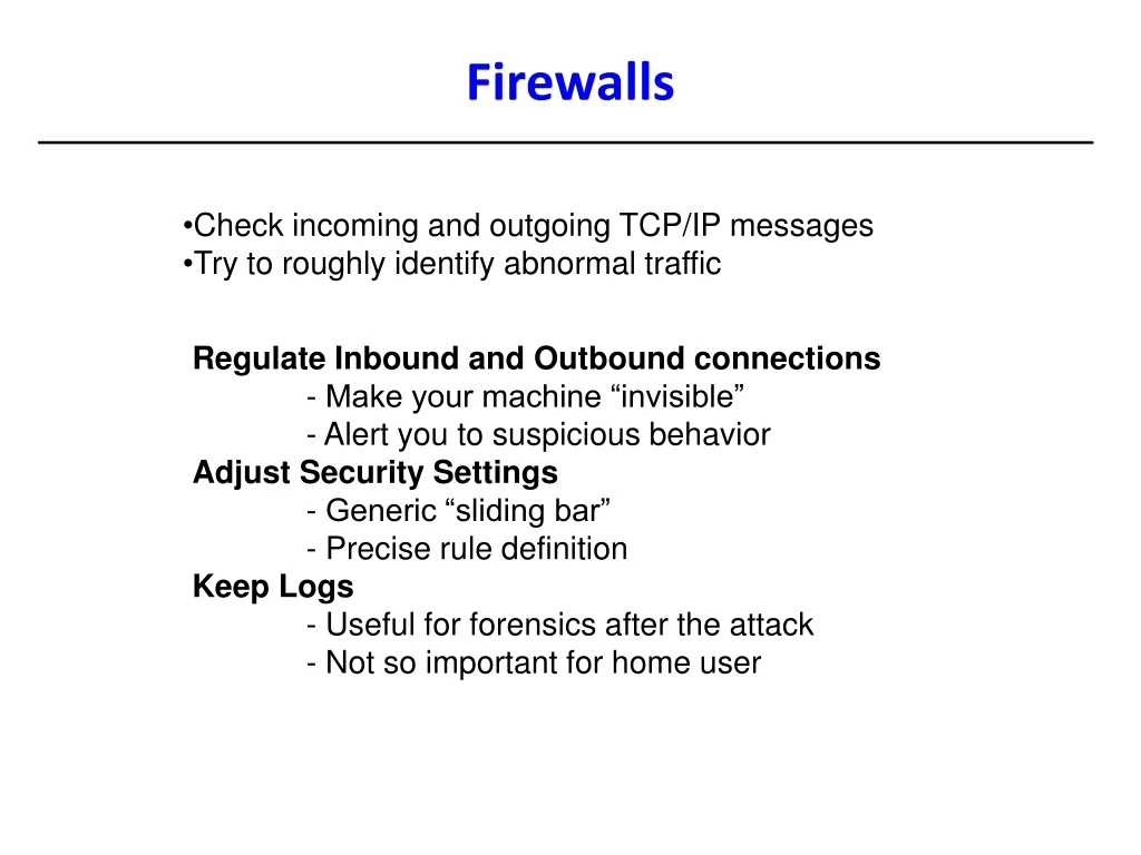 PPT - Firewalls PowerPoint Presentation, Free Download - ID:9135259