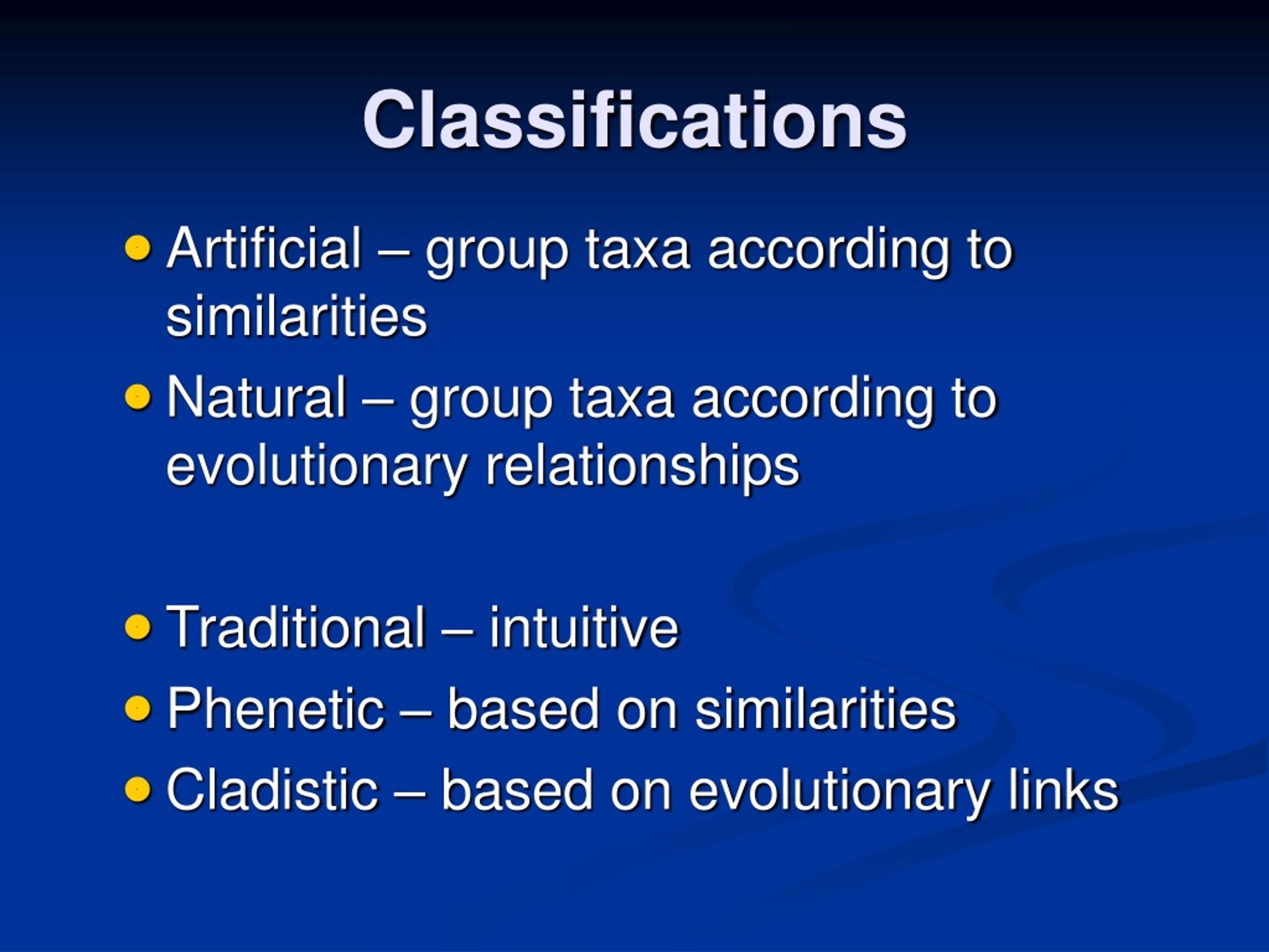 PPT - Cladistics And Molecular Systematics PowerPoint Presentation ...