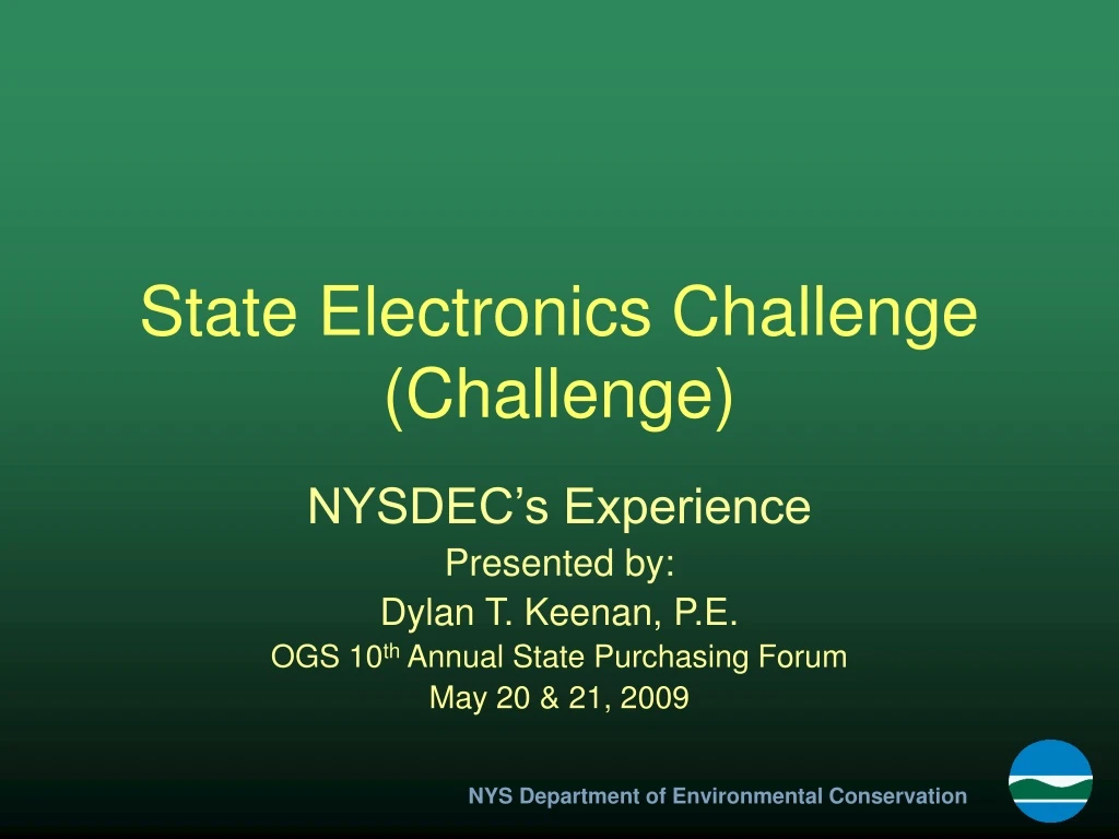 state electronics challenge challenge n.