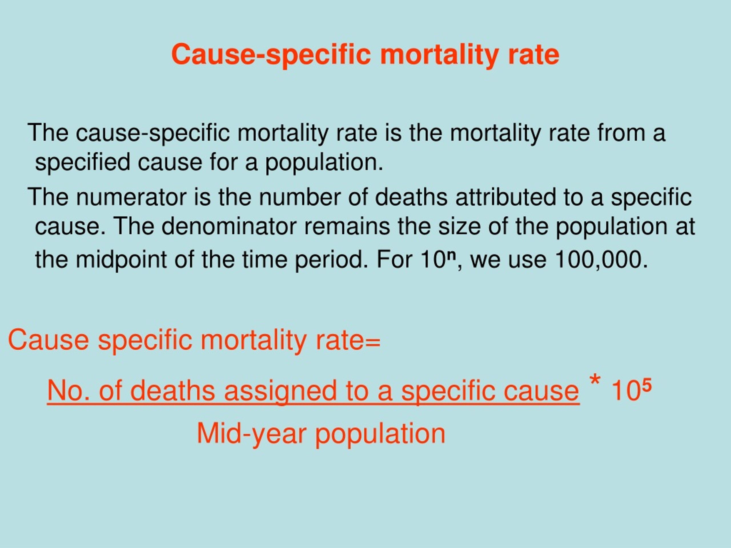 mortality rate essay