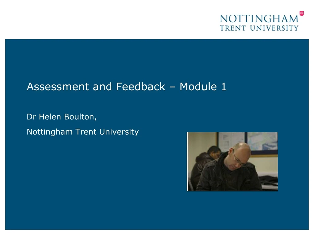 PPT - Assessment And Feedback – Module 1 PowerPoint Presentation, Free ...