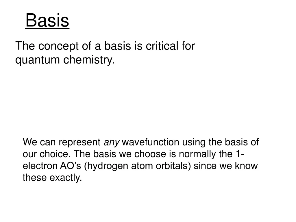 basis n.