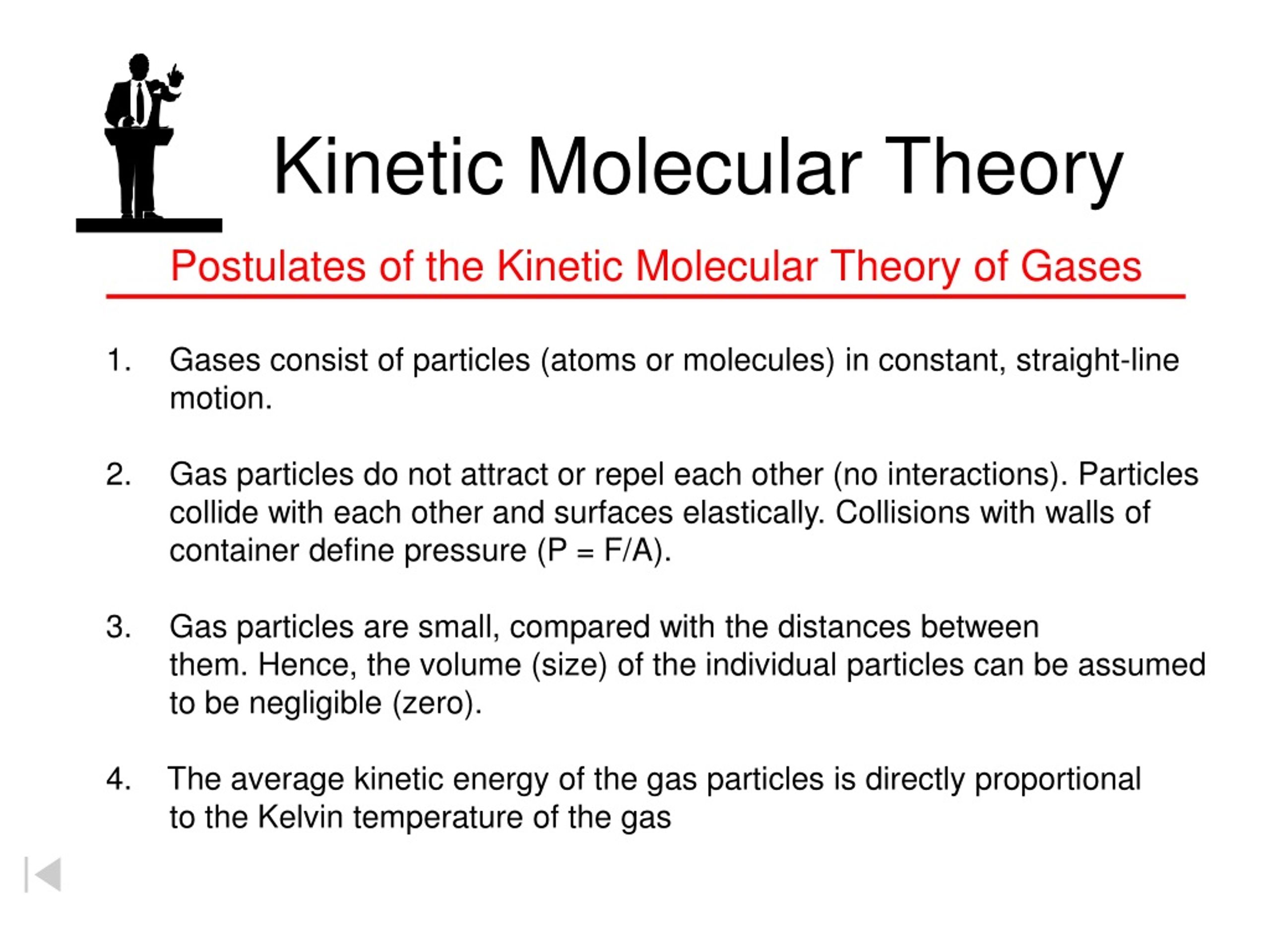 PPT - Kinetic Molecular Theory PowerPoint Presentation, Free Download ...