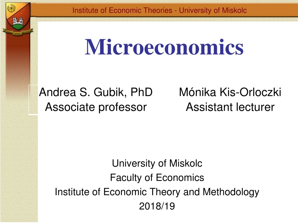 PPT - Microeconomics PowerPoint Presentation, Free Download - ID:9138652