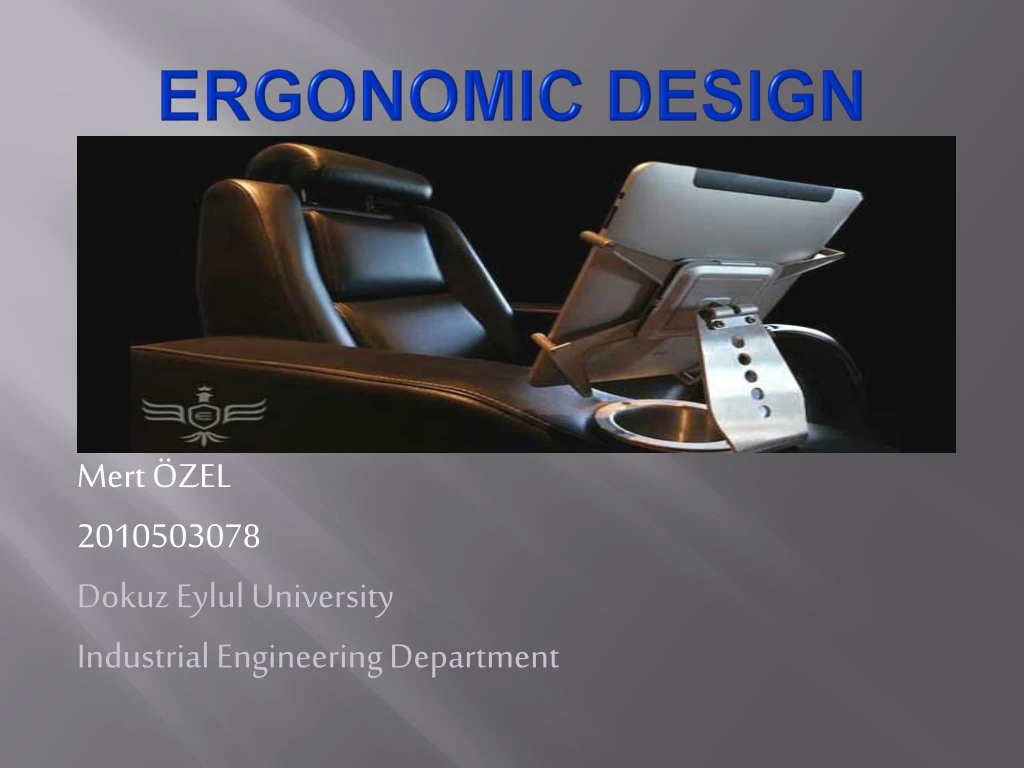 ergonomic design n.