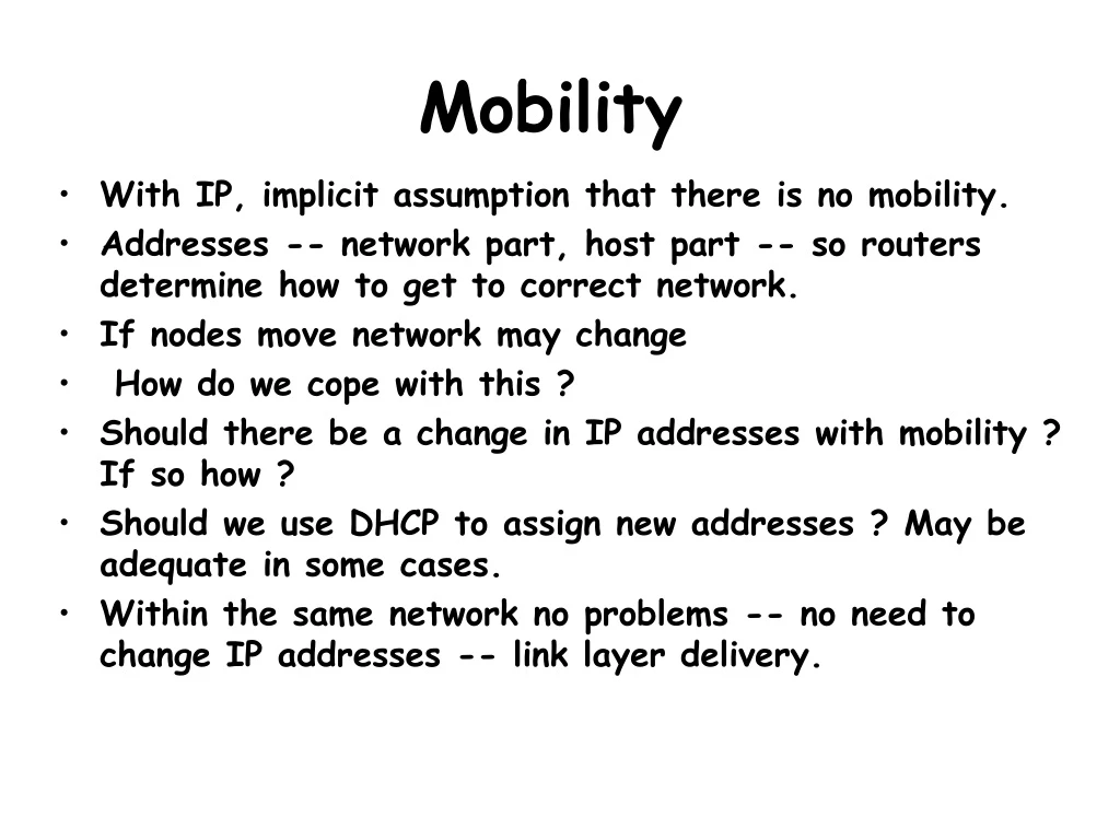 mobility n.