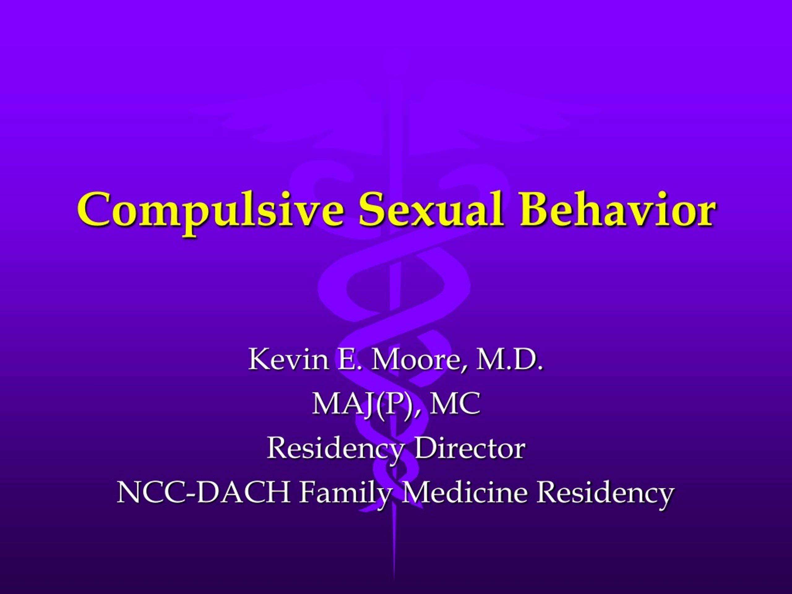 Ppt Compulsive Sexual Behavior Powerpoint Presentation Free Download Id9141225 8990
