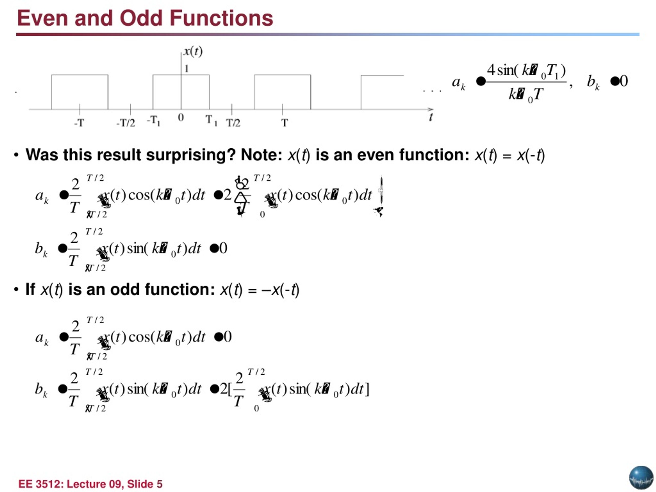 PPT - LECTURE 09: THE TRIGONOMETRIC FOURIER SERIES PowerPoint ...