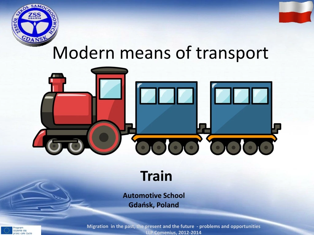 means of transport presentation