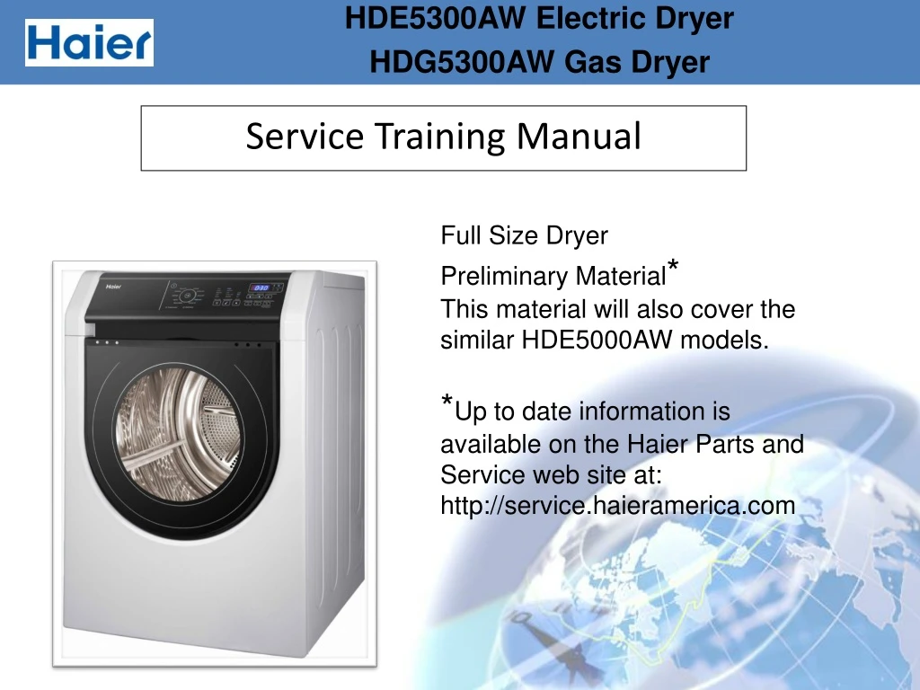 service training manual n.