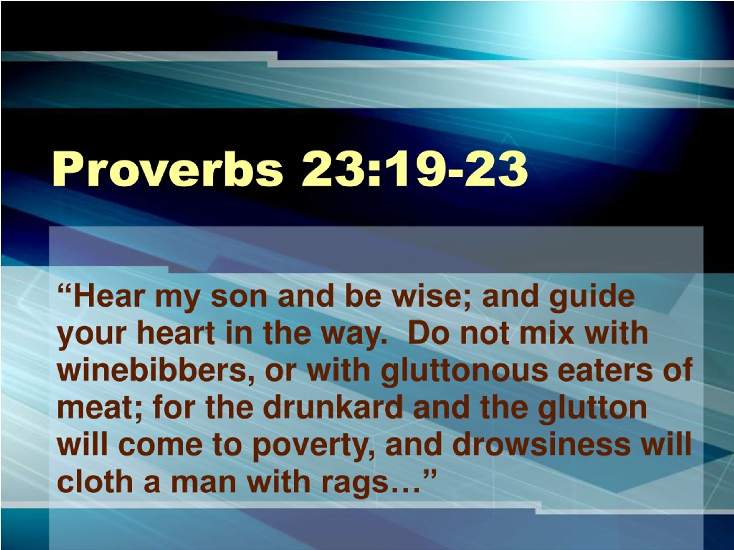 PPT - Proverbs 23:19-23 PowerPoint Presentation, free download - ID:9145549