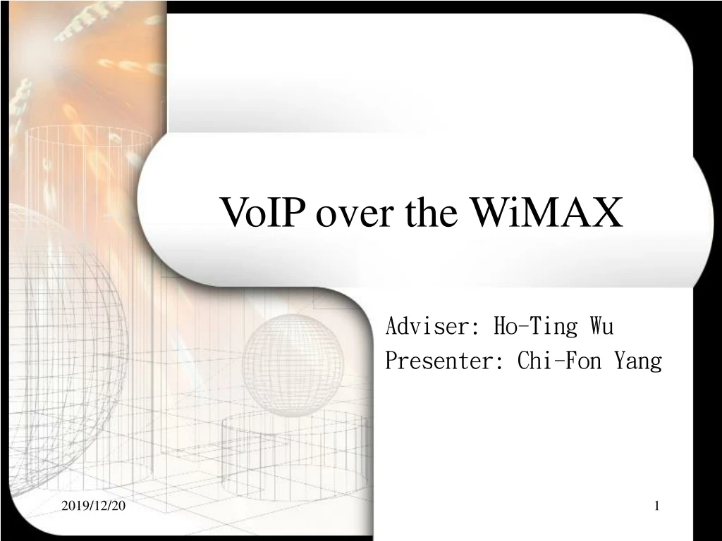 voip over the wimax n.