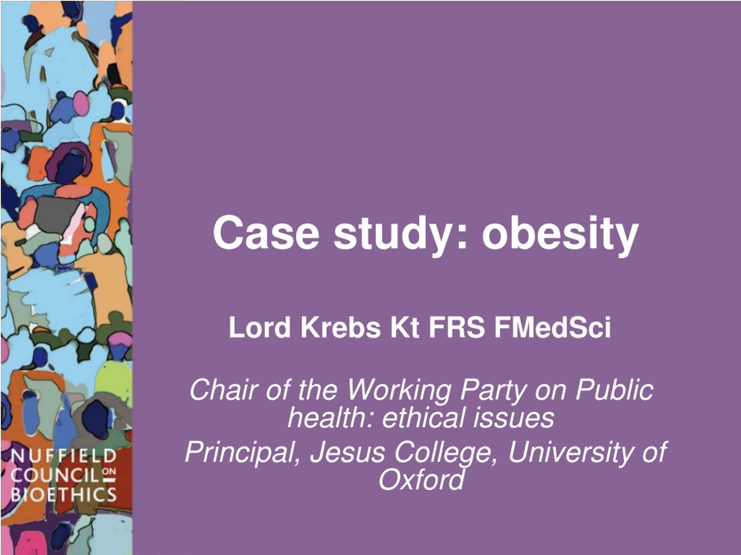 obesity case study food