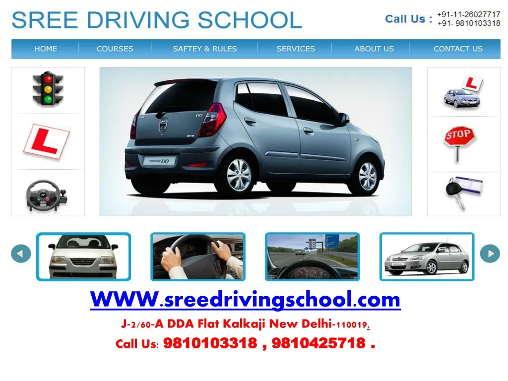 www sreedrivingschool com j 2 60 a dda flat kalkaji new delhi 110019 call us 9810103318 9810425718 n.