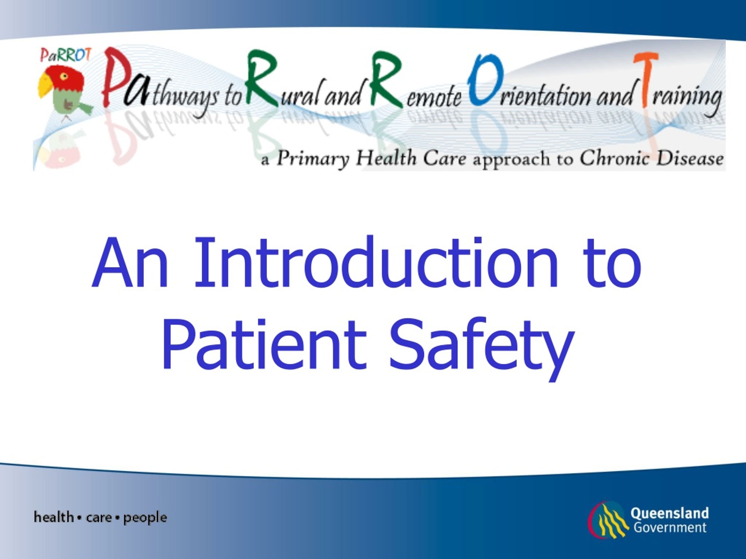 presentation on patient safety