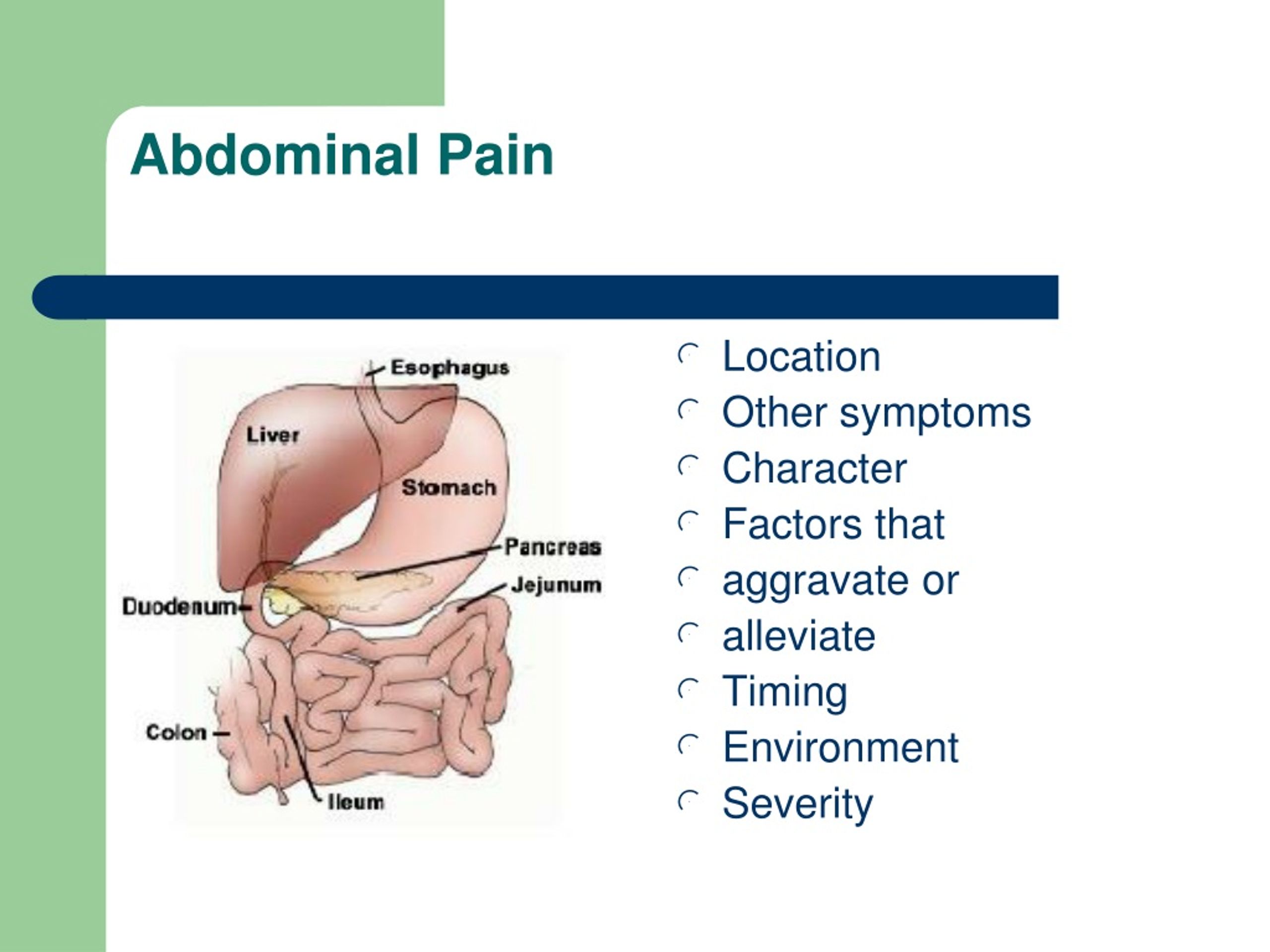 PPT Approach To The Patient With Acute Abdominal Pain PowerPoint 