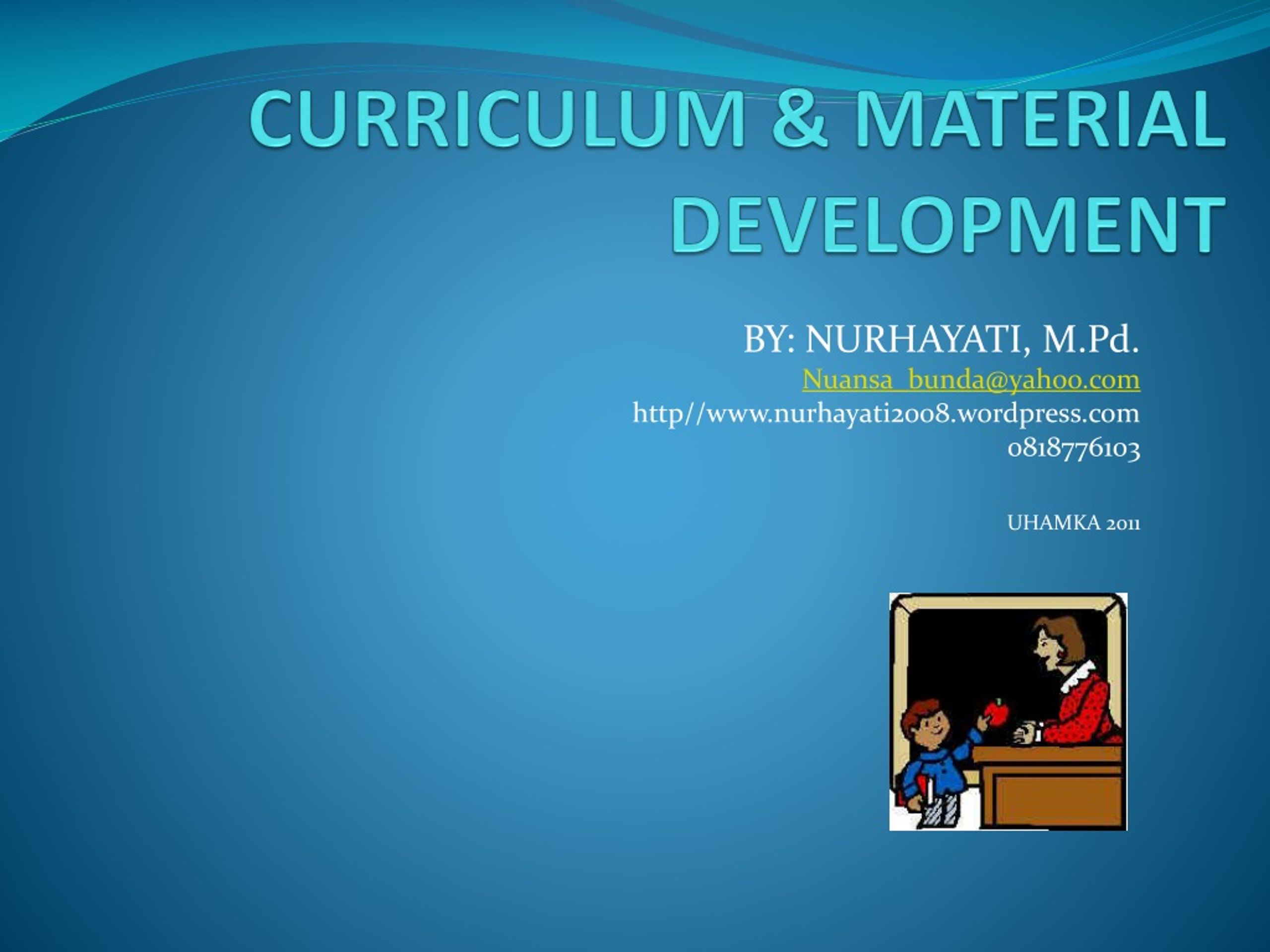 PPT - CURRICULUM & MATERIAL DEVELOPMENT PowerPoint Presentation - ID ...