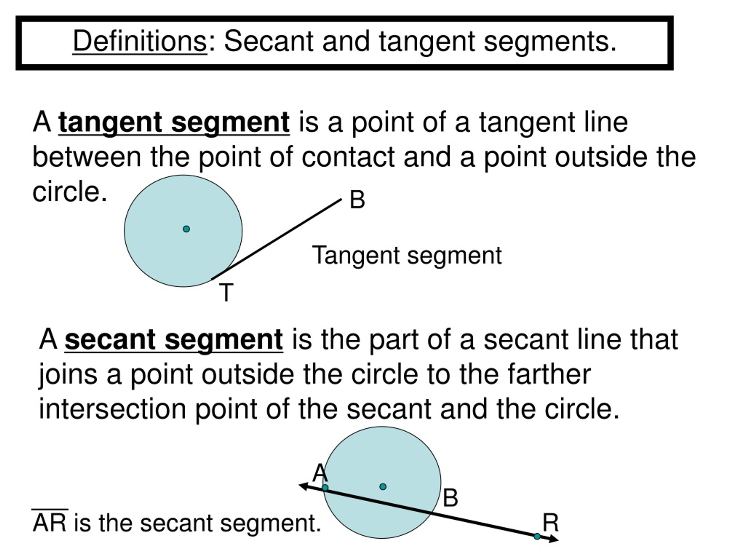 PPT - 10.4 Secants and Tangents PowerPoint Presentation, free download ...