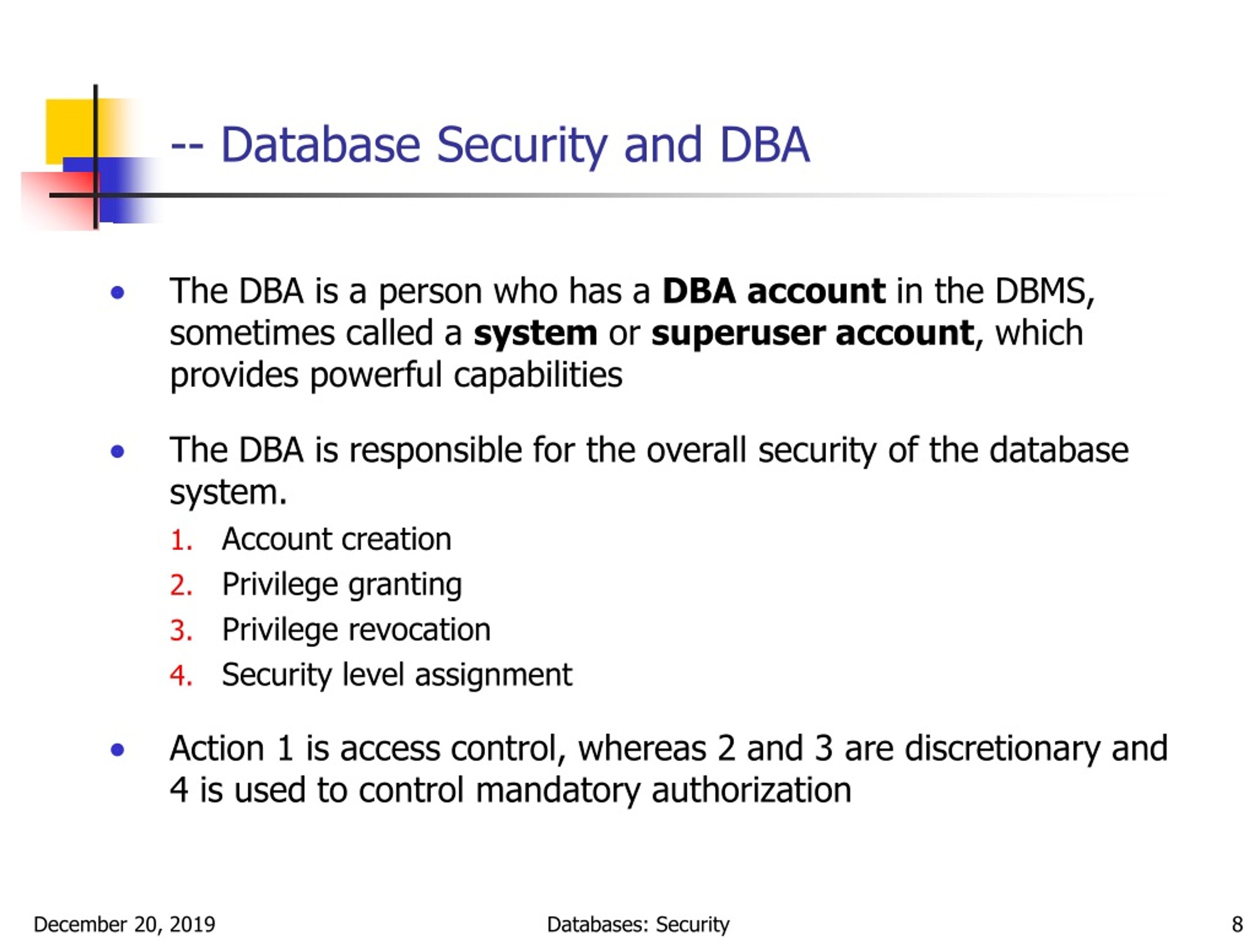 Ppt Database Security And Authorization Powerpoint Presentation Free Download Id9154344 9410