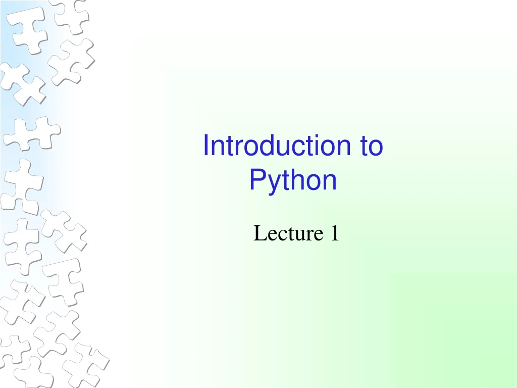 PPT - Introduction To Python PowerPoint Presentation, Free Download ...