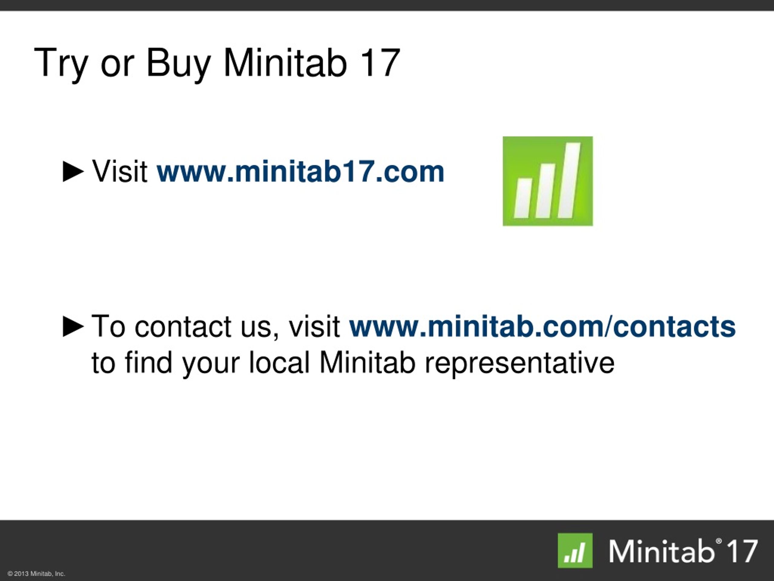 use minitab express