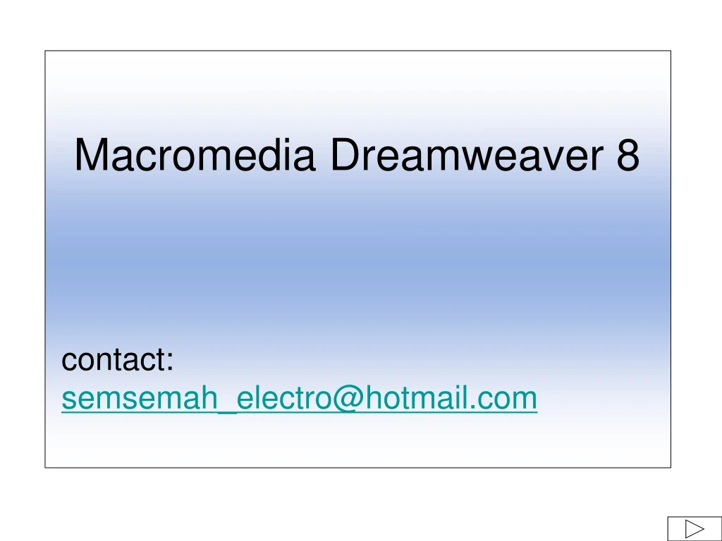 macromedia dreamweaver 8 release date