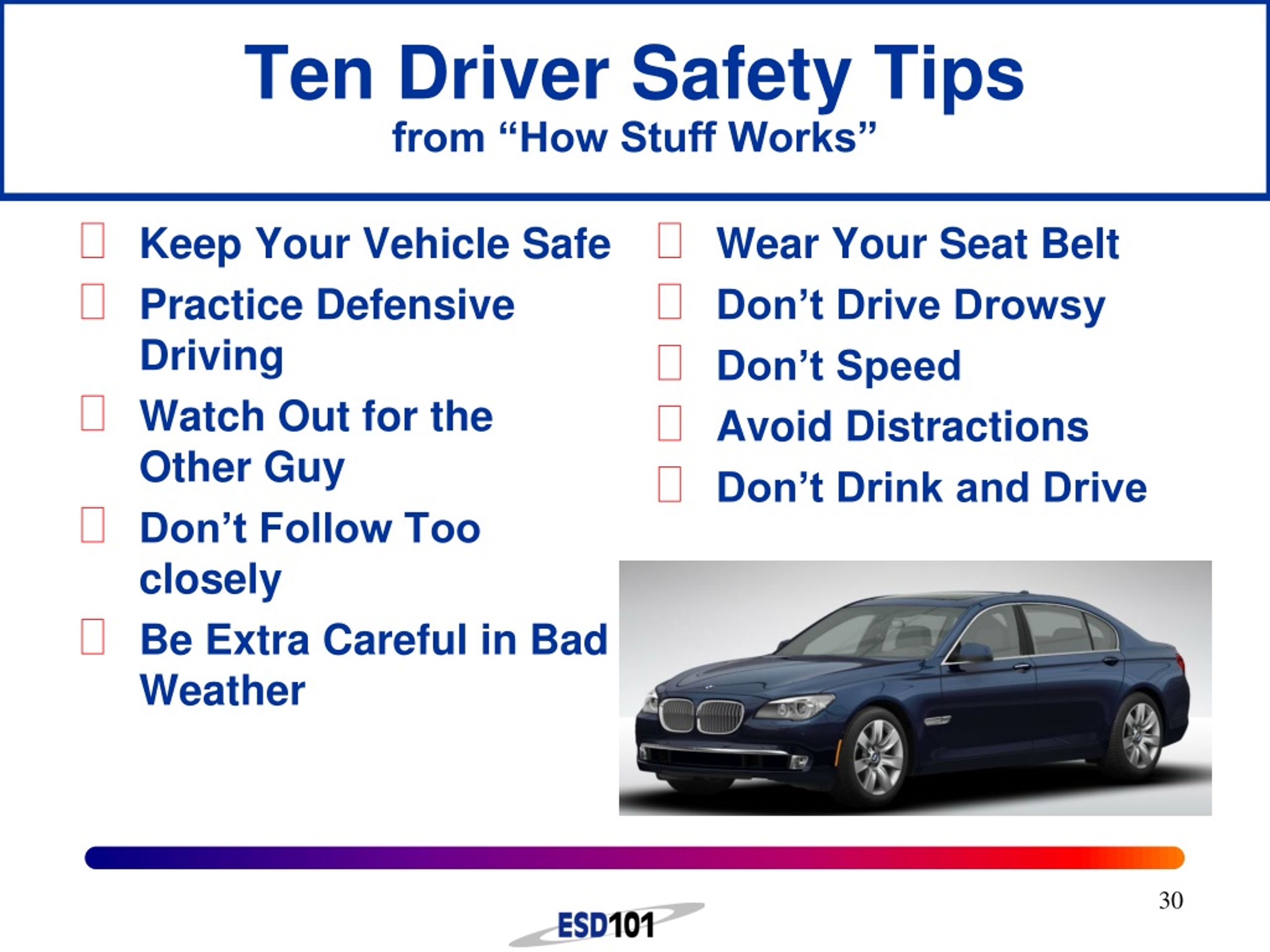 Ppt Driver Safety Powerpoint Presentation Free Download Id 9156378