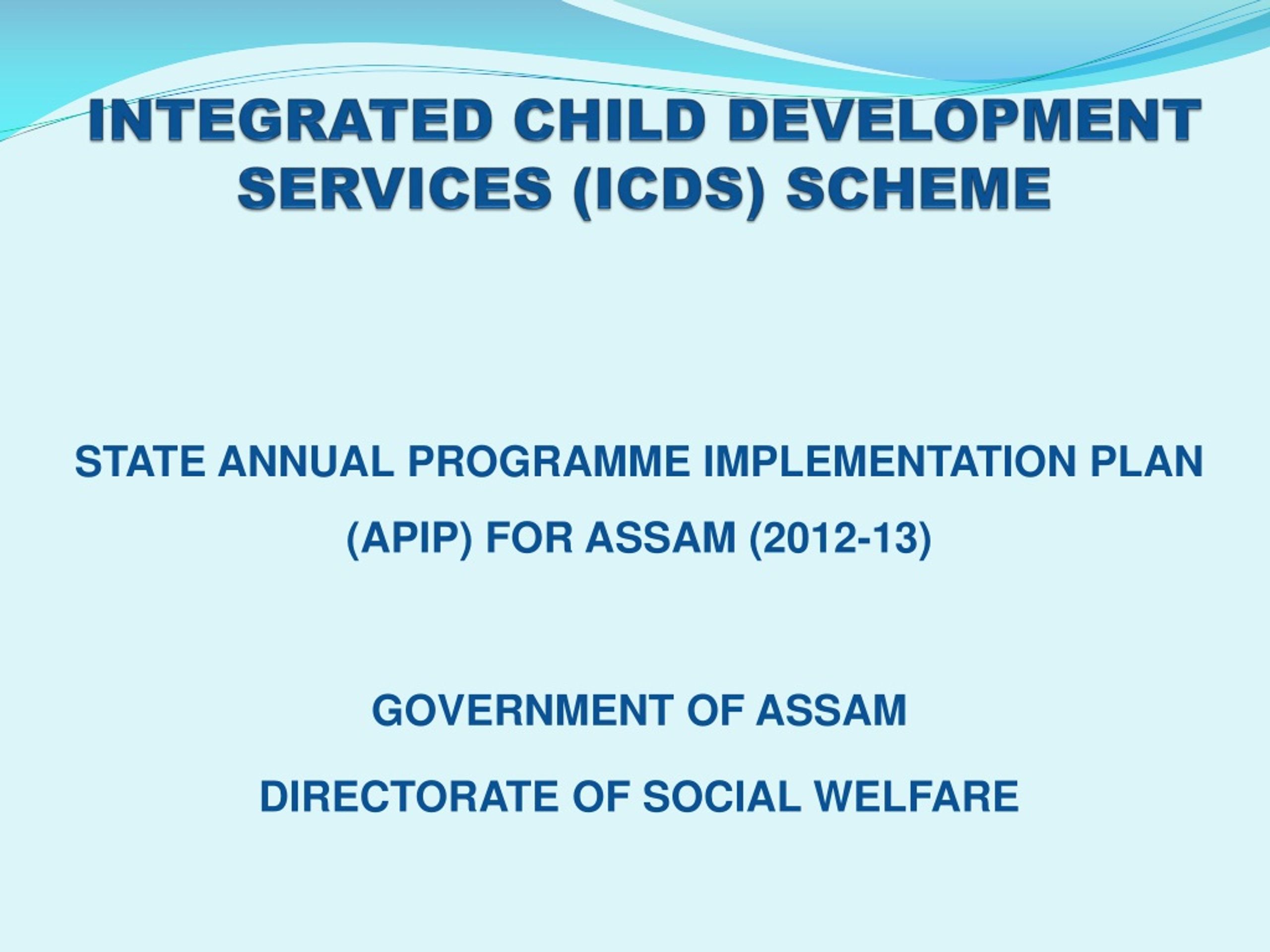 child development project officer icds